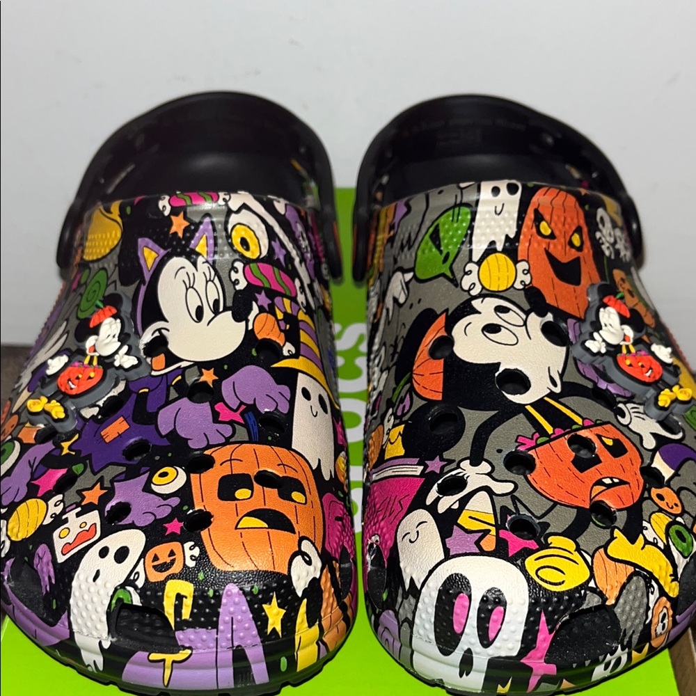 Colorful Disney themed Halloween Crocs - Picture 6 of 6